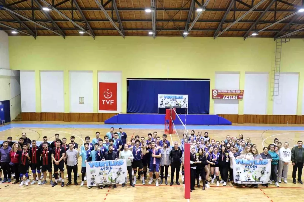 Aydın\'da Voleybol Turnuvası Heyecanla Sona Erdi