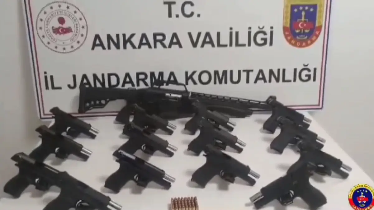 Ankara\'da Yasa Dışı Silah Ticareti Operasyonu: 2 Gözaltı