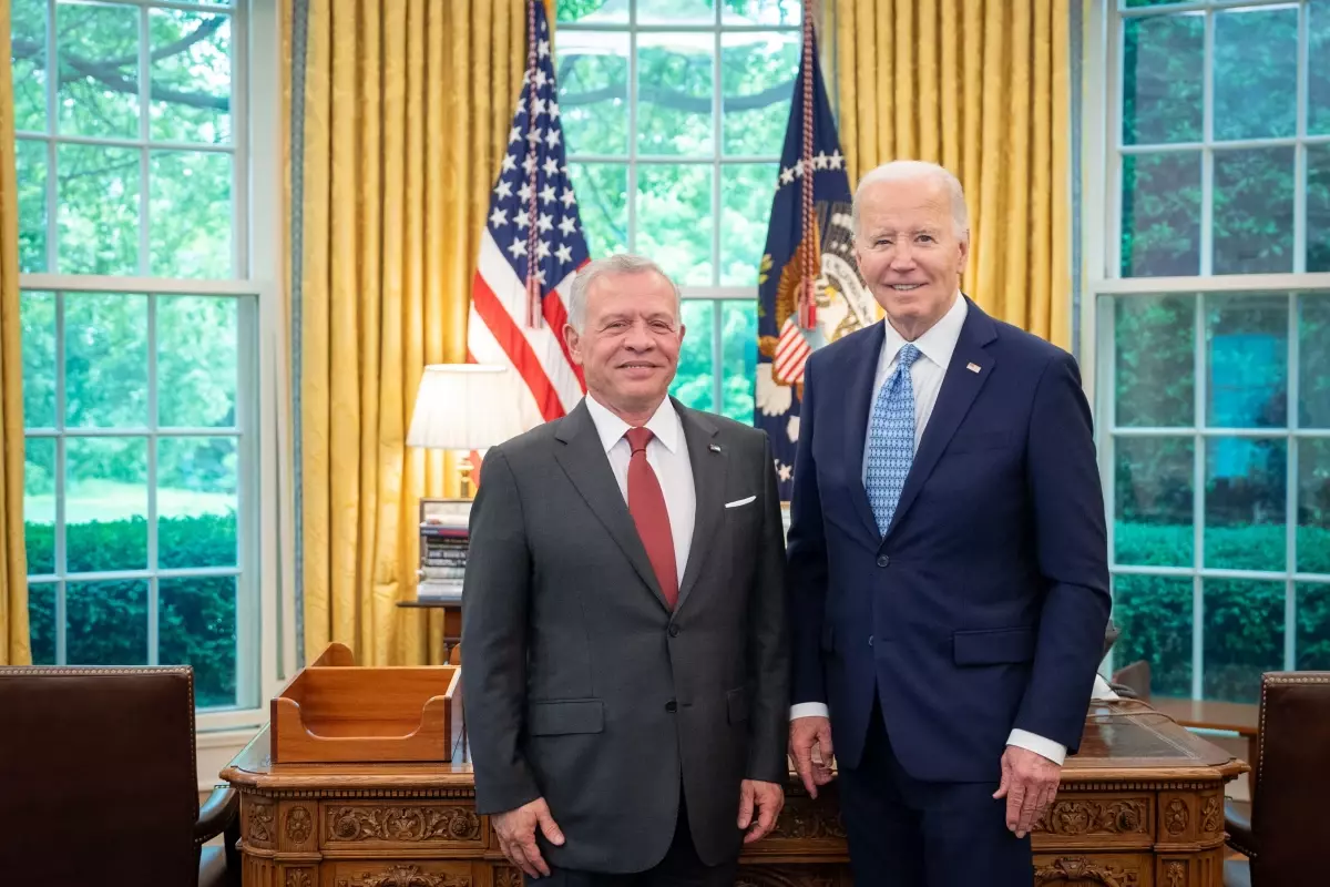 Biden ve Ürdün Kralı 2. Abdullah\'dan Suriye ve Gazze Konusunda Görüşme