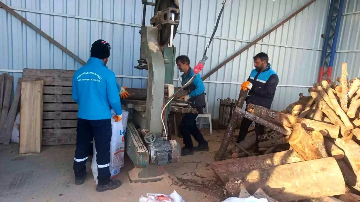 Başiskele Belediyesi\'nden Sosyal Yardım: Yakacak Odun Desteği