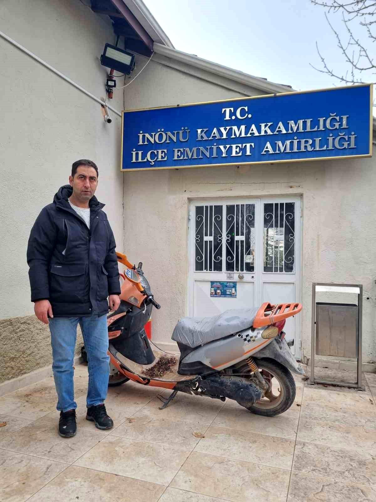 Çalıntı Motosiklet Eskişehir\'de Bulundu
