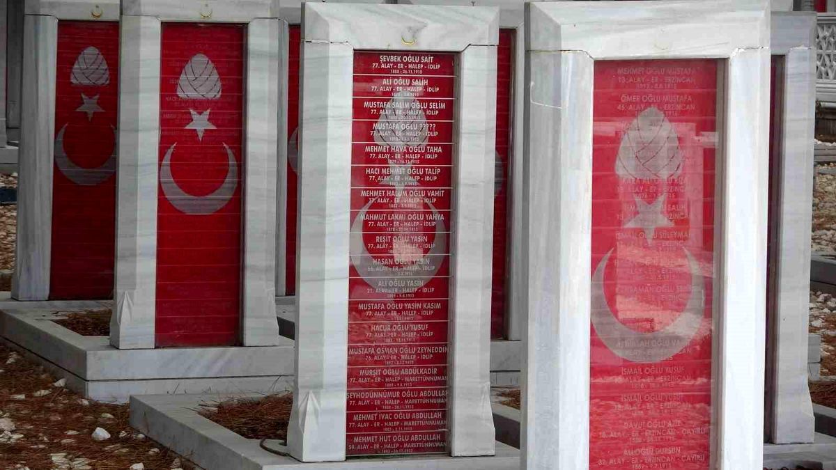 Çanakkale Cephesi\'nde Suriye\'den Gelen Şehitler Anılıyor