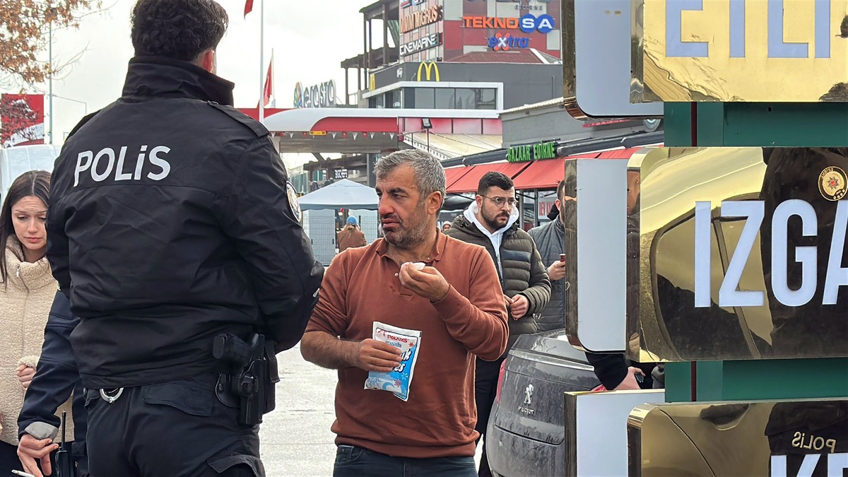 Edirne\'de İki Esnaf Arasında Kavga: 1 Yaralı, 4 Gözaltı