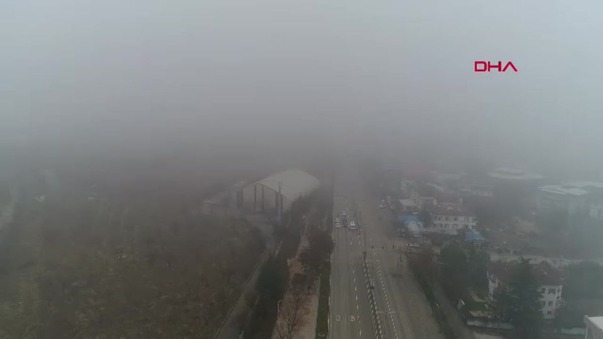 Elazığ\'da Sis Etkili Oluyor