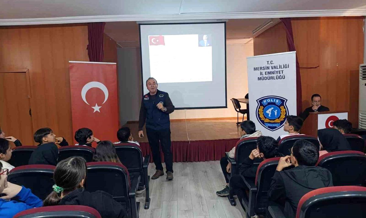 Mersin\'de Öğrencilere Güvenlik Eğitimi