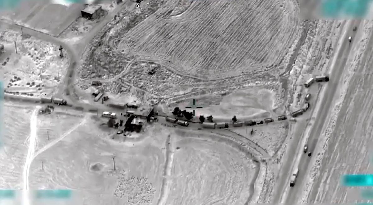 MİT\'ten PKK/YPG\'ye Operasyon: 12 TIR ve 2 Tank İmha Edildi