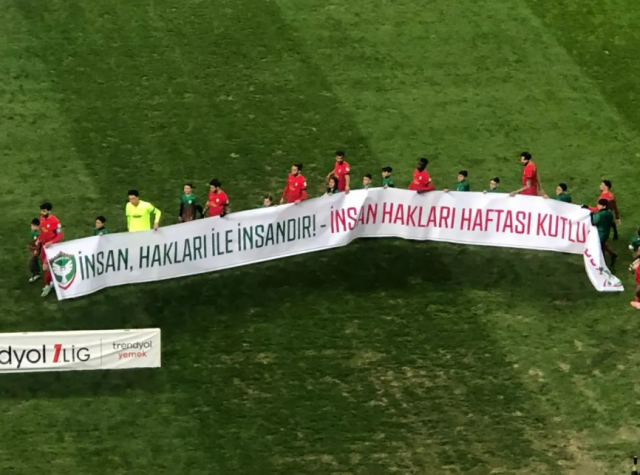 Amedspor'a pankart şoku