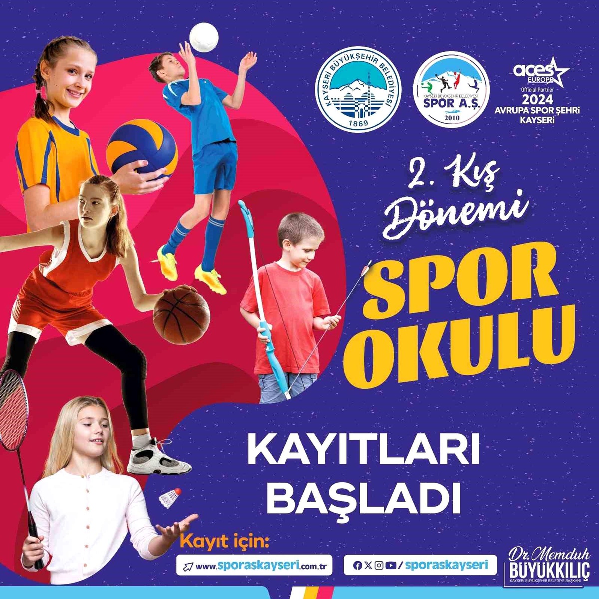 Kayseri, 2024 Avrupa\'nın En İyi Spor Şehri Seçildi