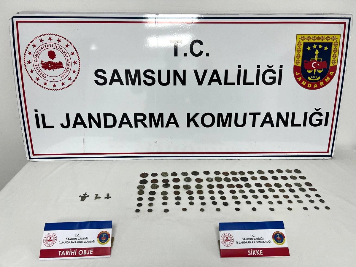 Samsun\'da Kaçak Eser Operasyonu