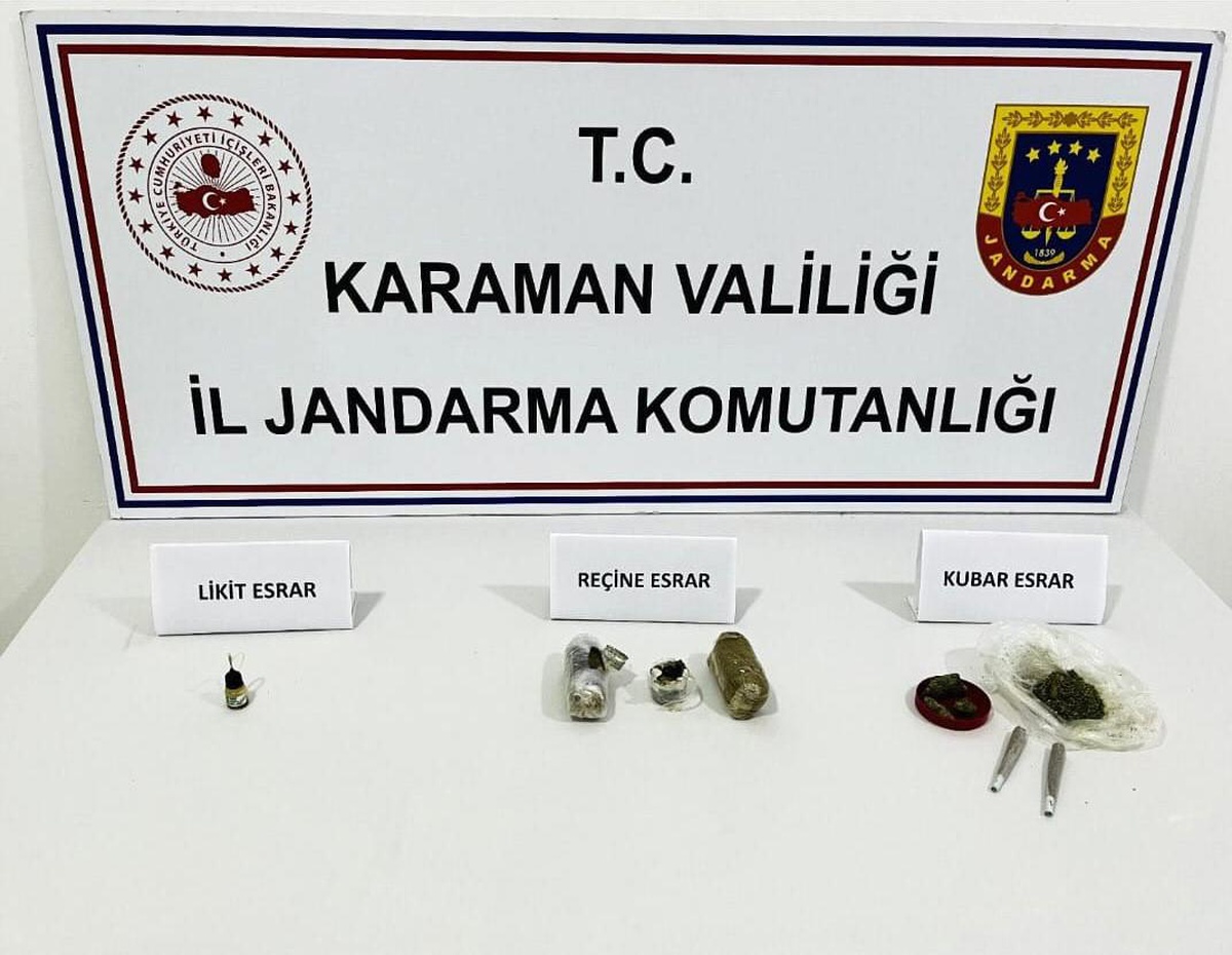 Karaman\'da Uyuşturucu Operasyonu