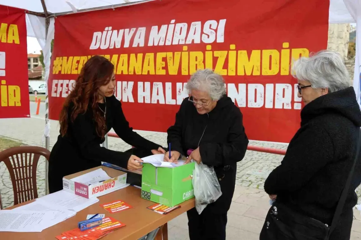 Meryem Ana Evi Otoparkı İçin İmza Kampanyası Devam Ediyor