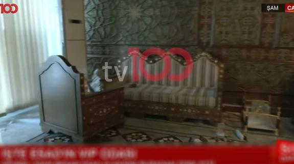 tv100 Ekibi, Esad'ın Kaçış Rotasını ve VIP Odasını Görüntüledi