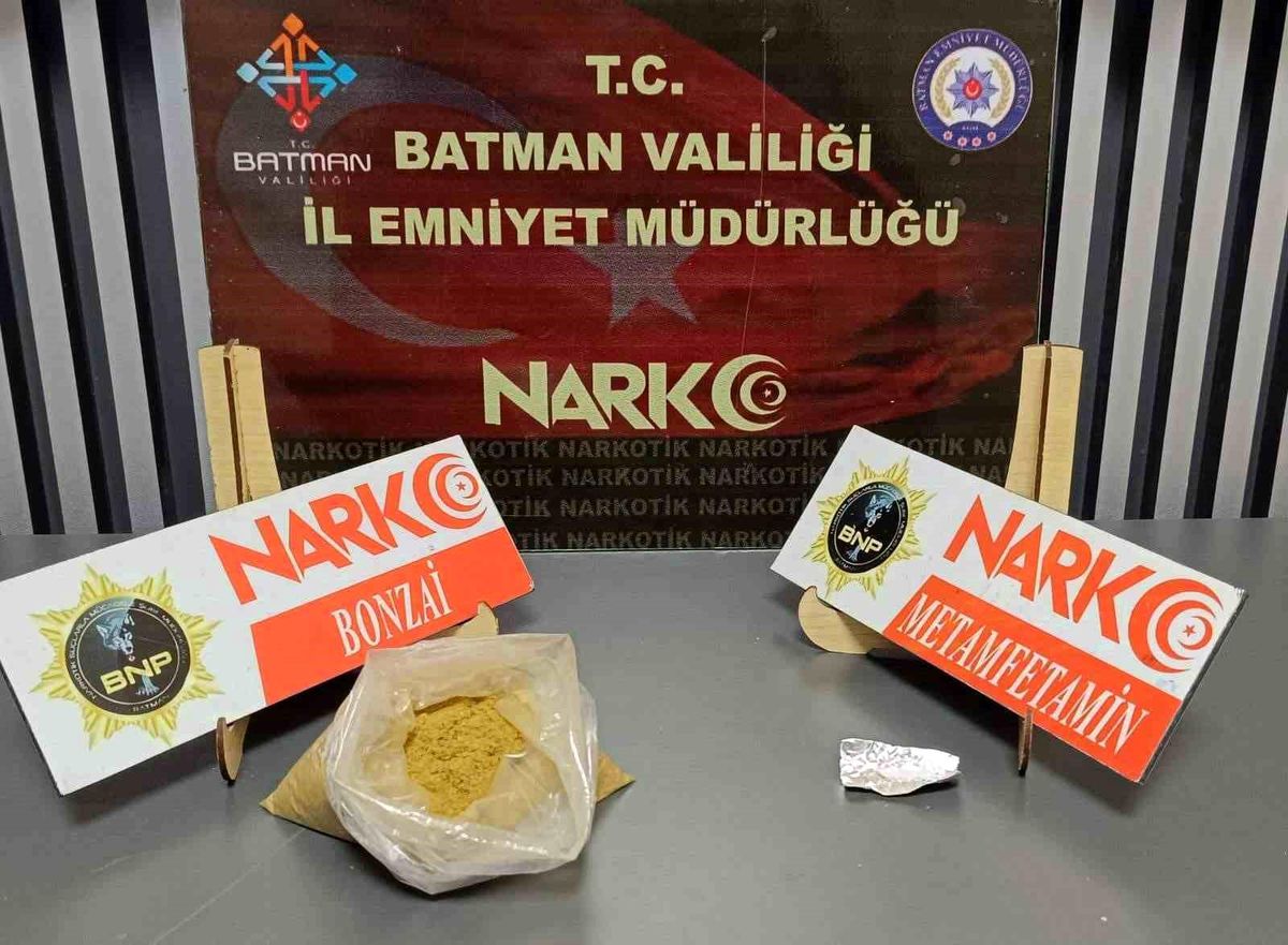 Batman\'da Uyuşturucu Operasyonu: Şahıs Tutuklandı