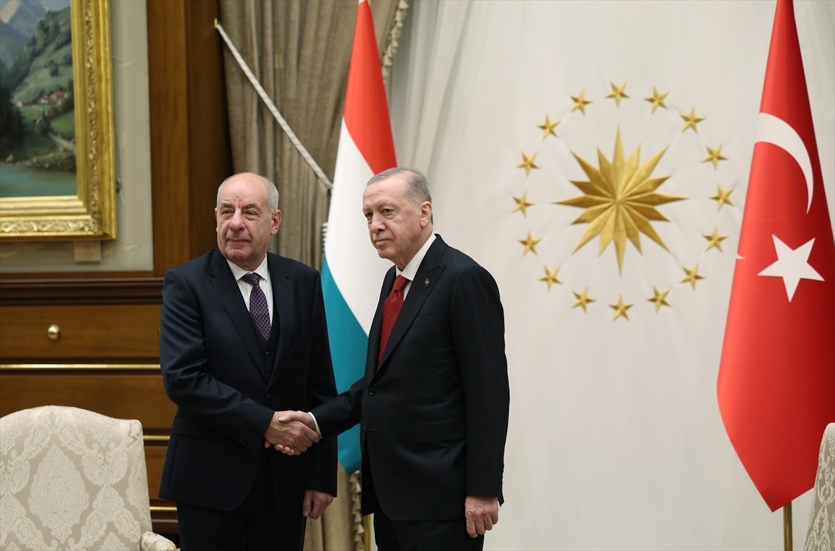 Cumhurbaşkanı Erdoğan, Macaristan Cumhurbaşkanı Tamas Sulyok ile görüştü