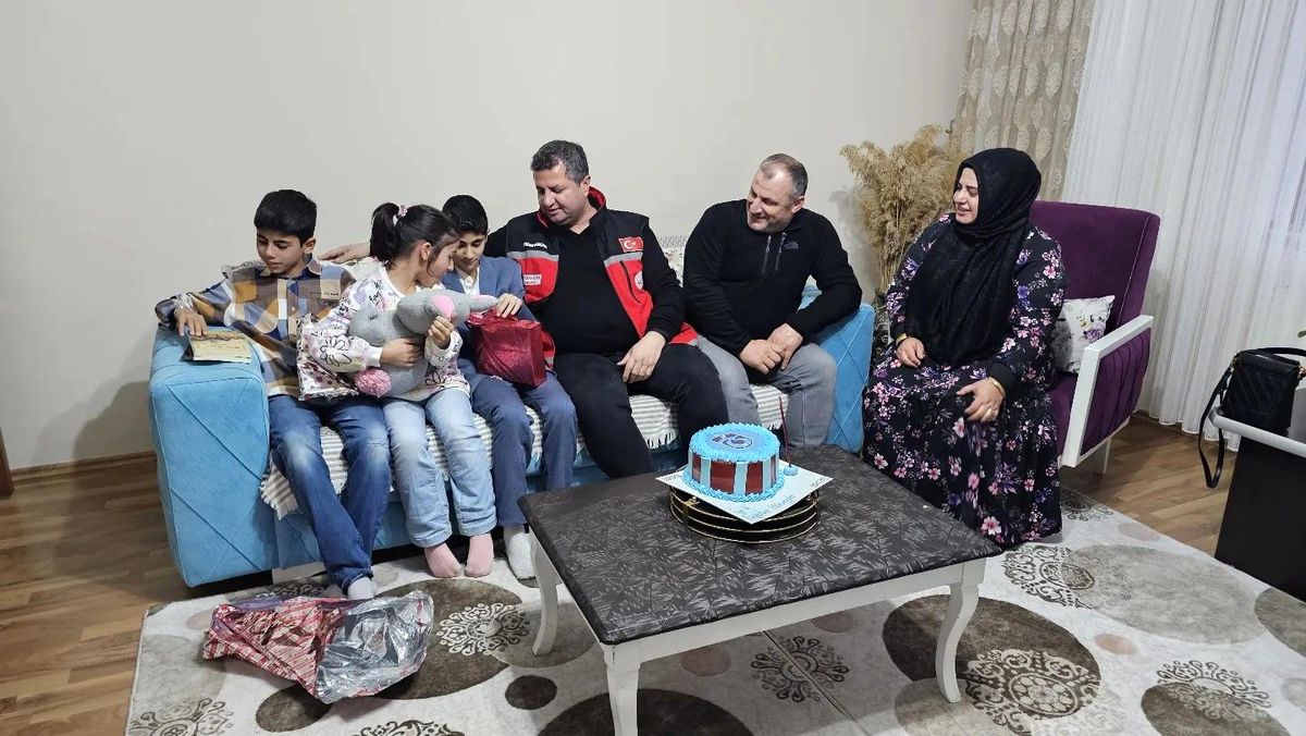 Çocuklara Doğum Günü Sürprizi