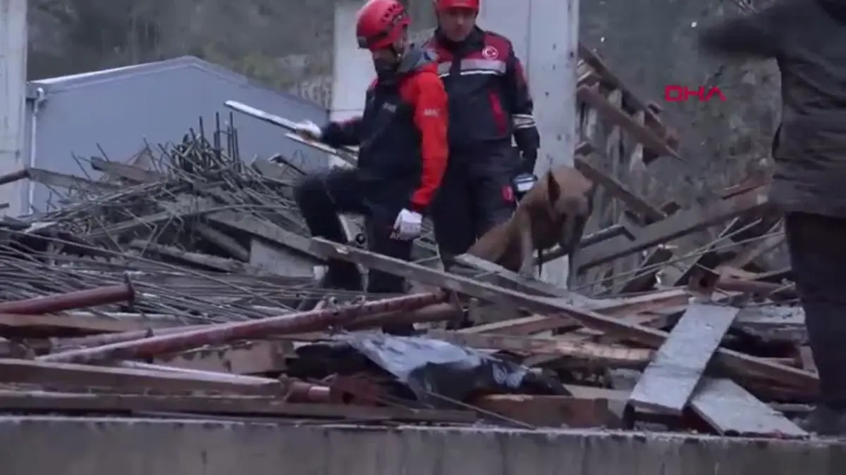 Trabzon\'da İnşaat Çökmesi: Bir İşçi Hayatını Kaybetti