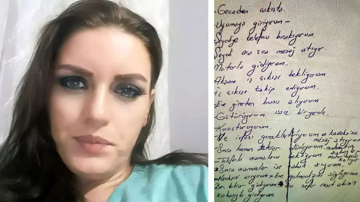 Eski eşini katletmek için cinayet planını not almış