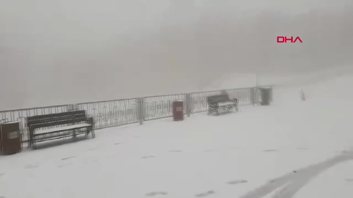 Kartepe\'de Kar Yağışı Etkili Oluyor