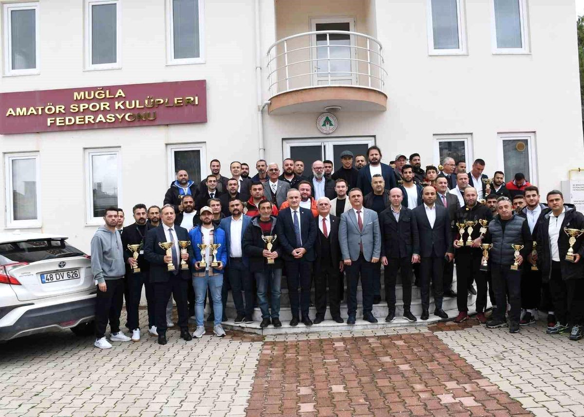 Muğla\'da Amatör Spor Kulüplerine Ödül Töreni