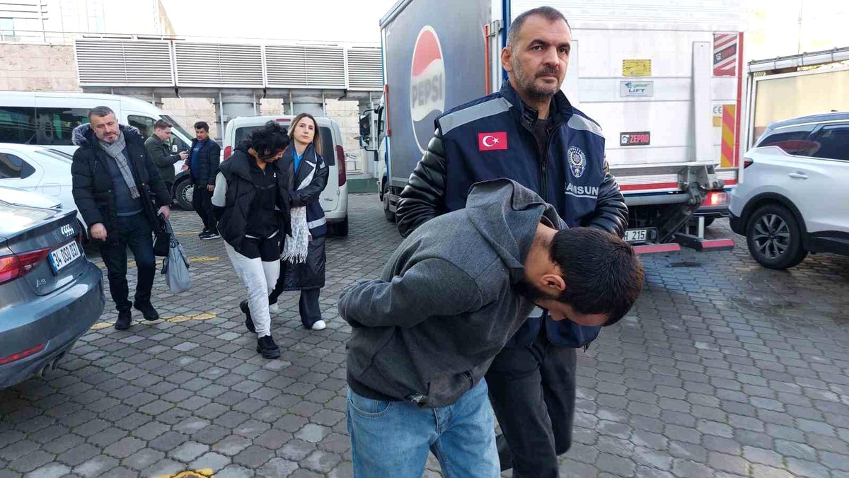 Samsun\'da Altın Kapkaç