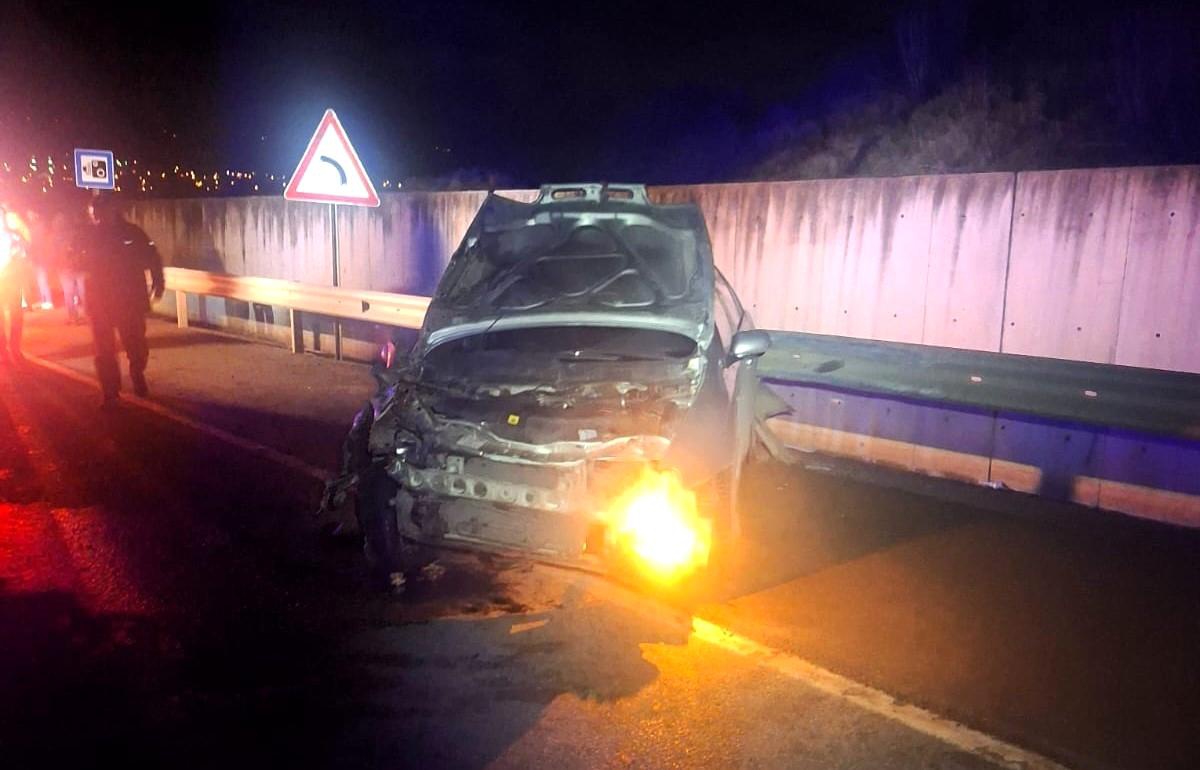 Bafra\'da Trafik Kazası: 1 Yaralı