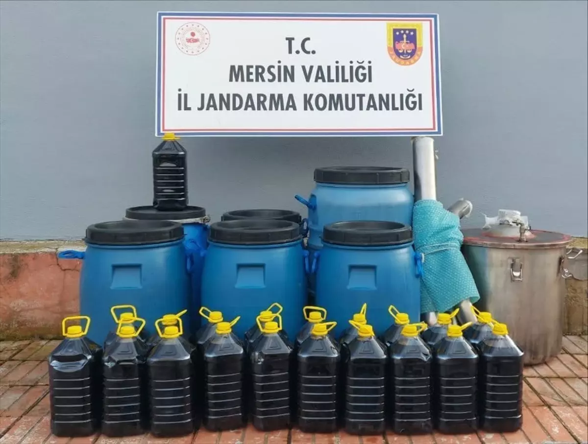 Mersin\'de 420 Litre Sahte İçki Ele Geçirildi