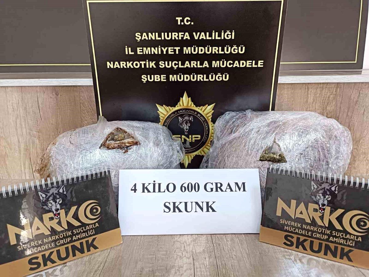 Şanlıurfa\'da Uyuşturucu Operasyonu