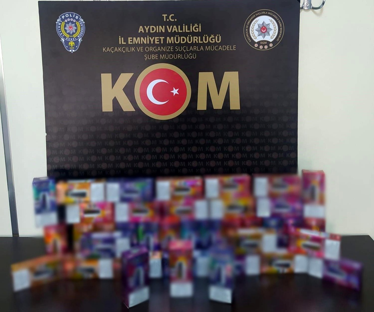 Aydın\'da Kaçak Sigara Ele Geçirildi