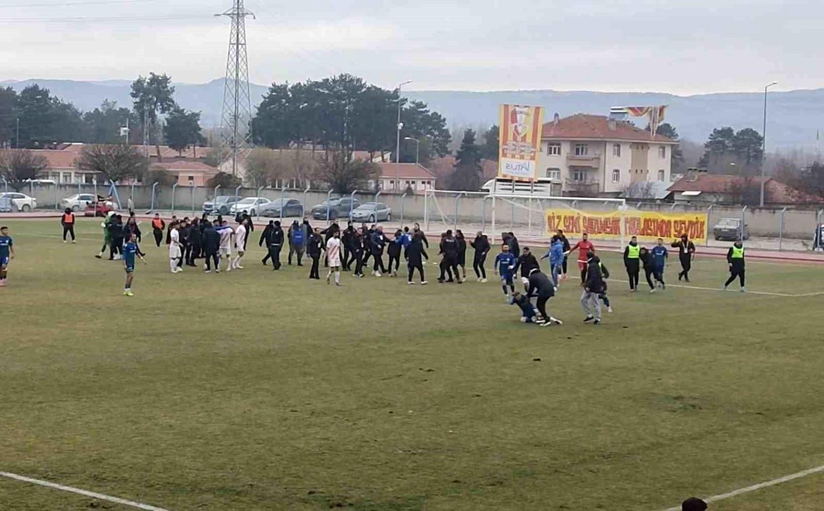 Kastamonu\'da Futbol Maçında Arbede