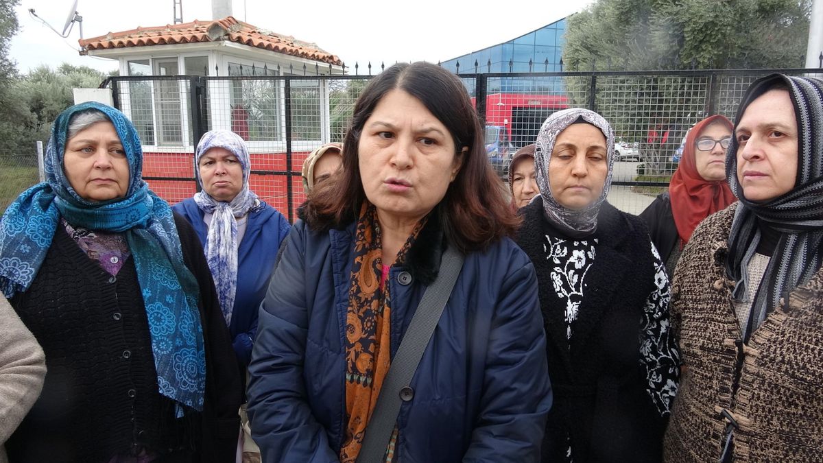 Aydın\'da Kuru Meyve İhracatı İşletmesinde İşçiler Eylem Yaptı