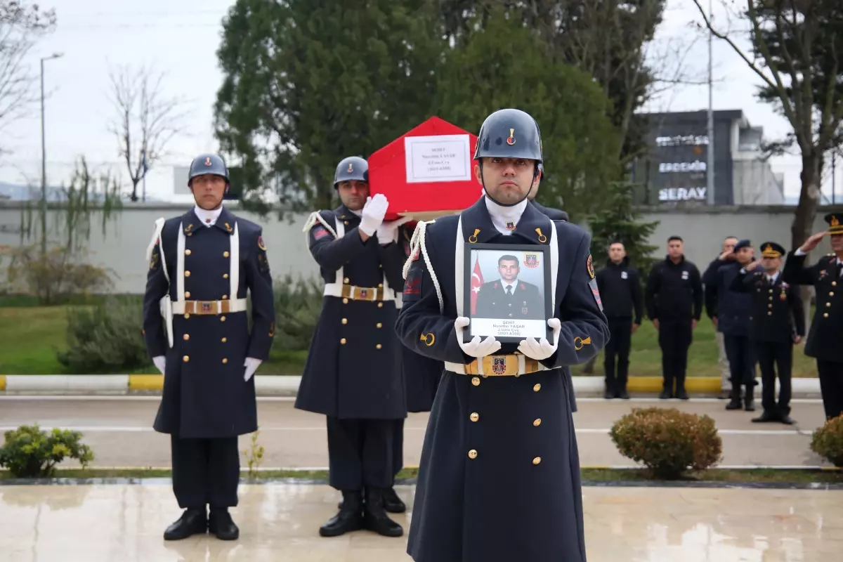 Bursa Adliyesi\'ndeki saldırıda şehit olan uzman çavuş için tören düzenlendi