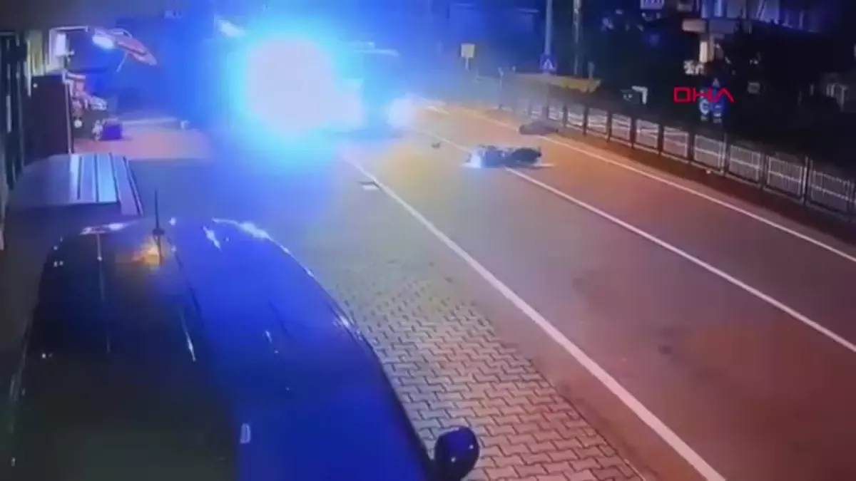 Rizede Motosiklet Kaza Yaptı: Sürücü Yaralandı