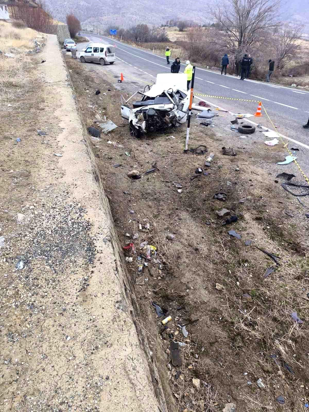 Elazığ\'da Trafik Kazası: 1 Ölü