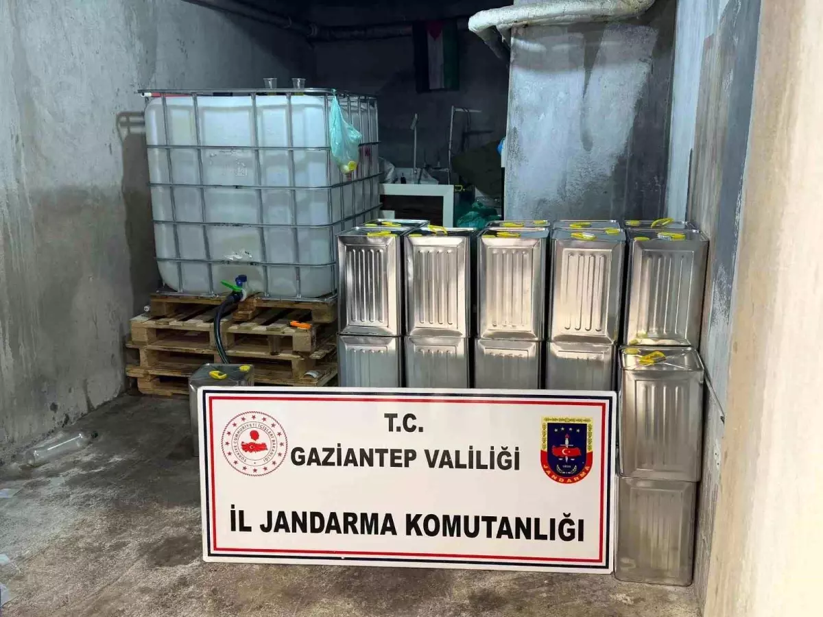 Gaziantep\'te 583 bin TL değerinde sahte zeytinyağı ele geçirildi