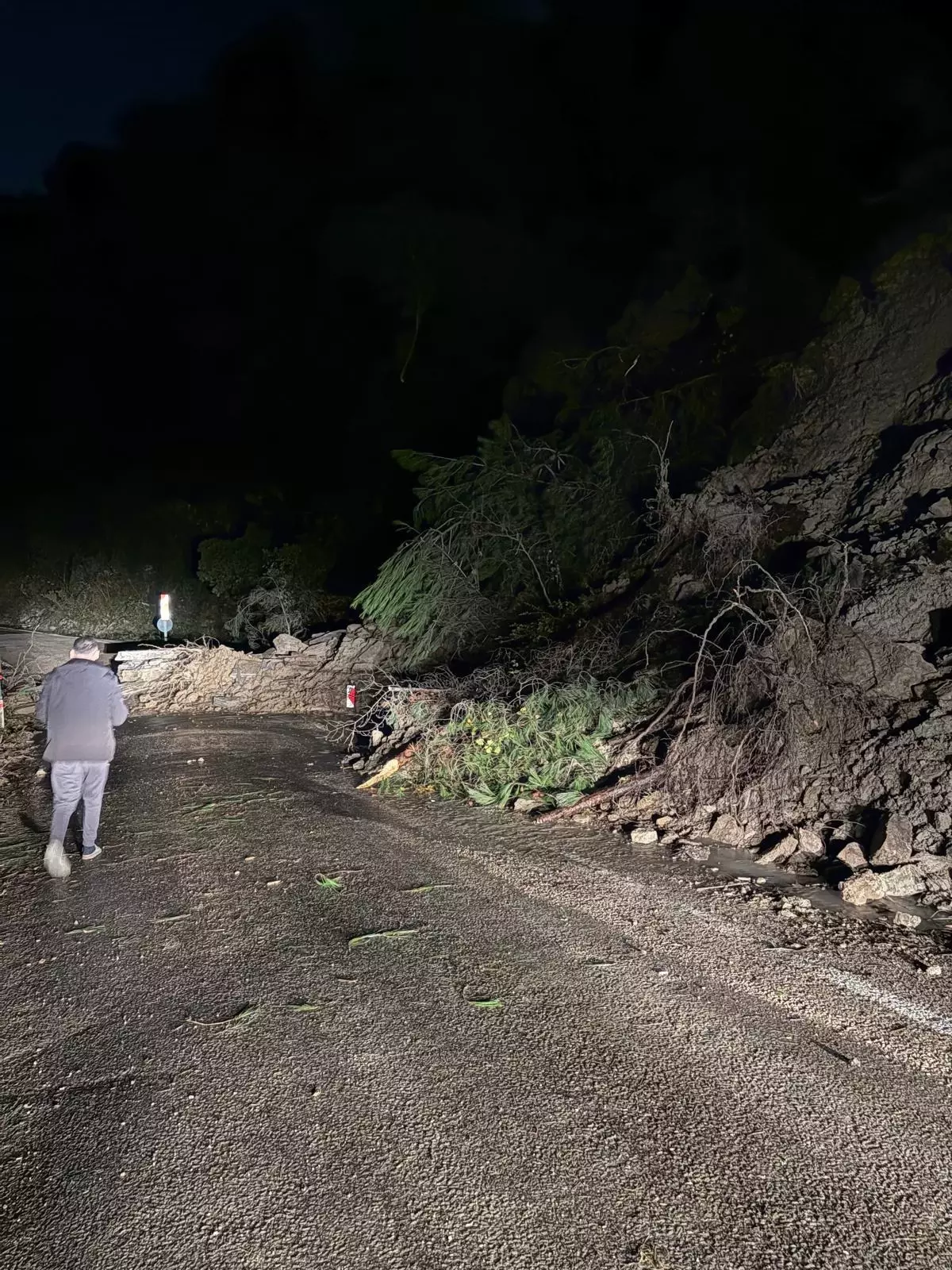 Kastamonu\'da Heyelan Nedeniyle Sahil Yolu Kapandı