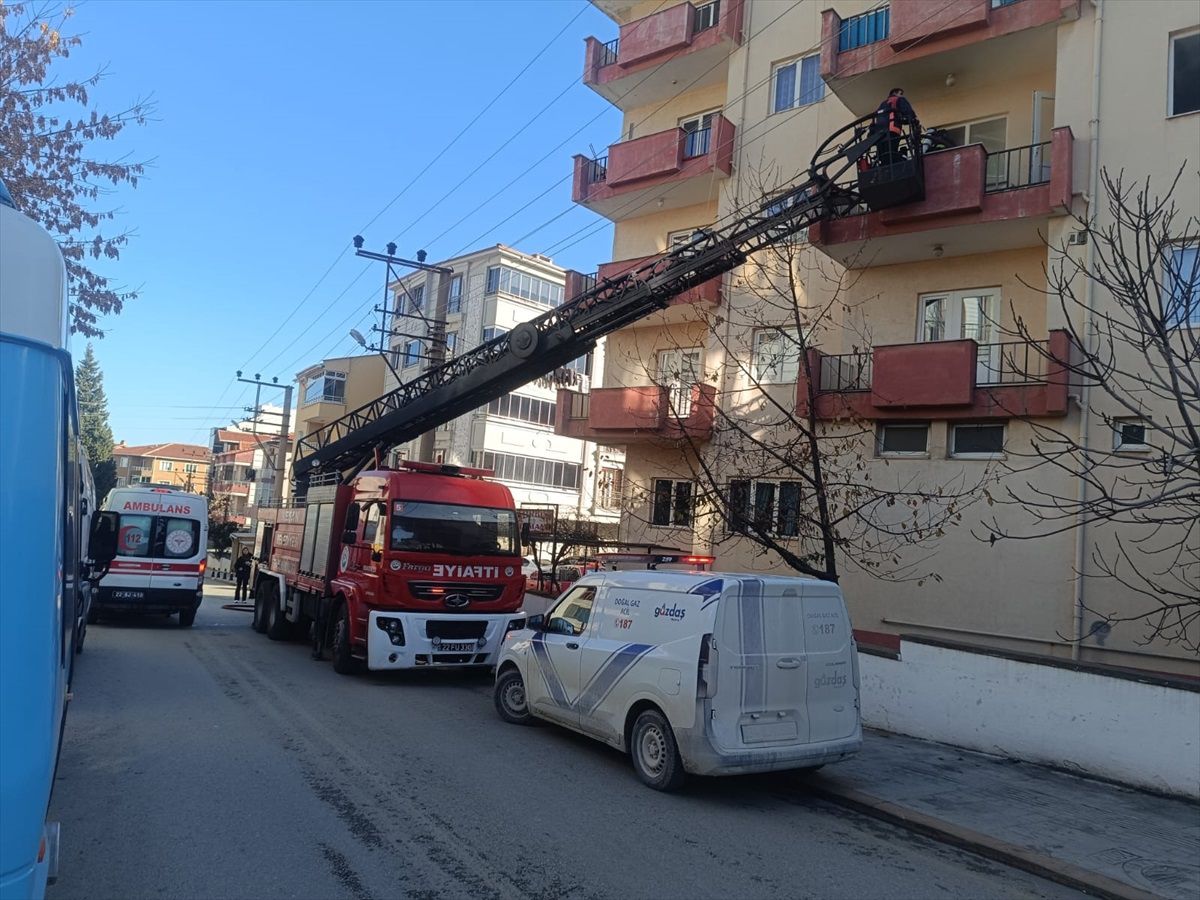 Keşan\'da Ev Yangını Söndürüldü