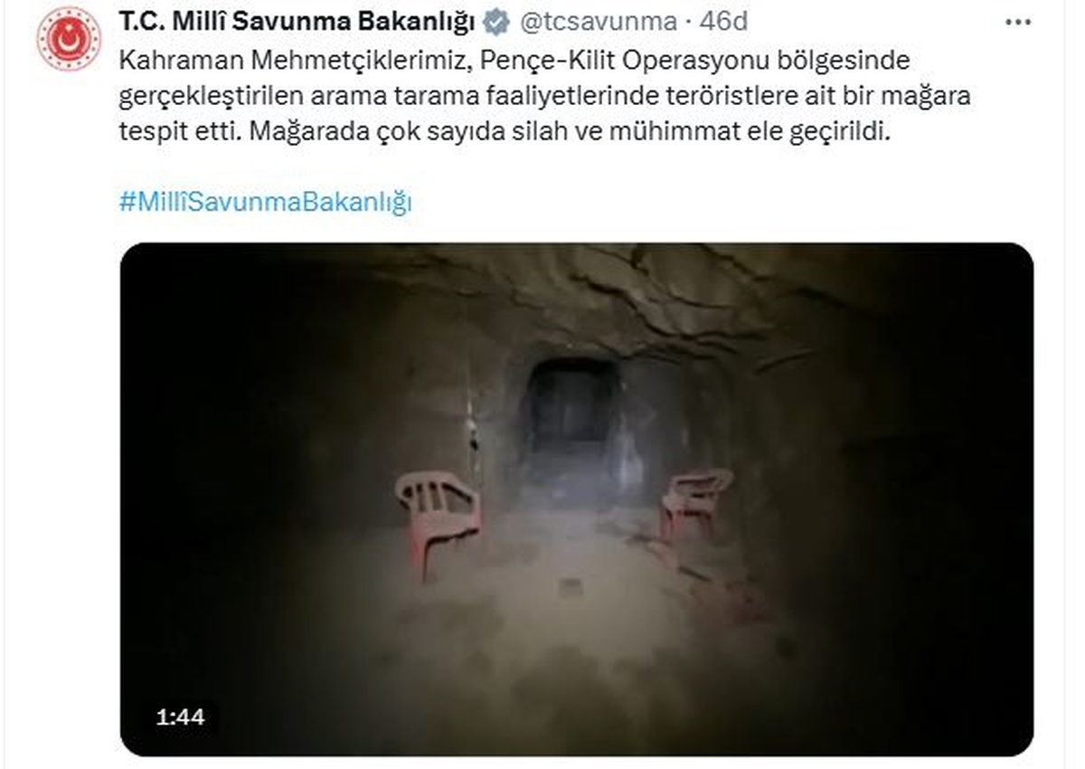 Pençe Kilit Operasyonu\'nda Teröristlere Ait Silah ve Mühimmat Ele Geçirildi