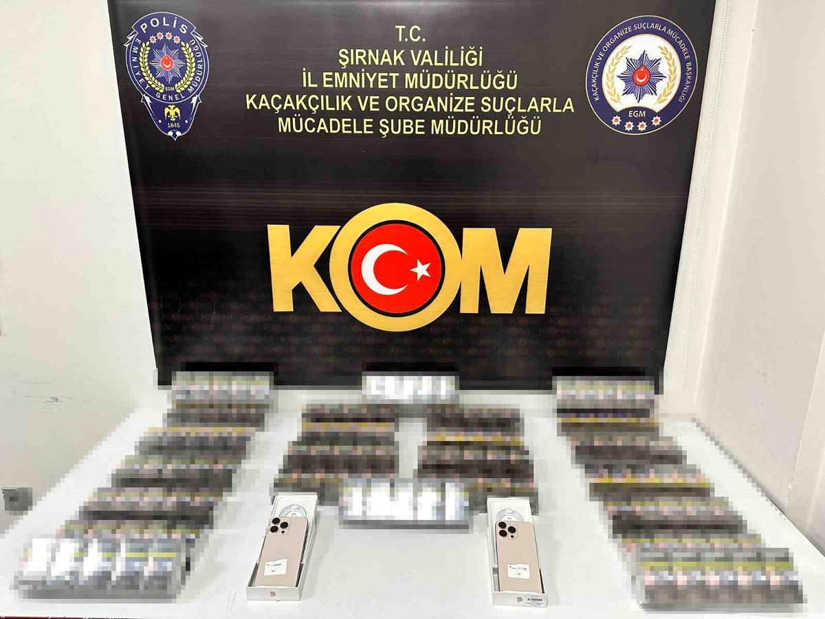 Şırnak\'ta Kaçak Ürün Operasyonu