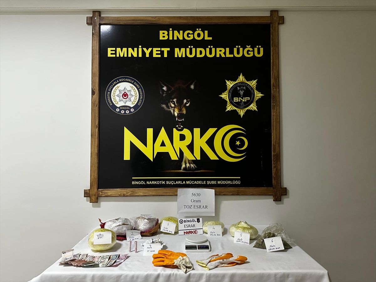 Bingöl\'de Uyuşturucu Operasyonu: 2 Tutuklama