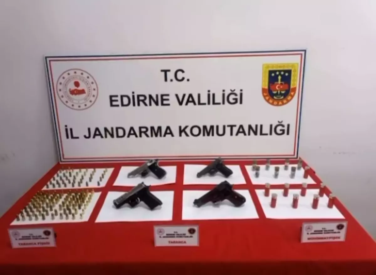 Edirne\'de Suç Örgütüne Operasyon: 8 Gözaltı