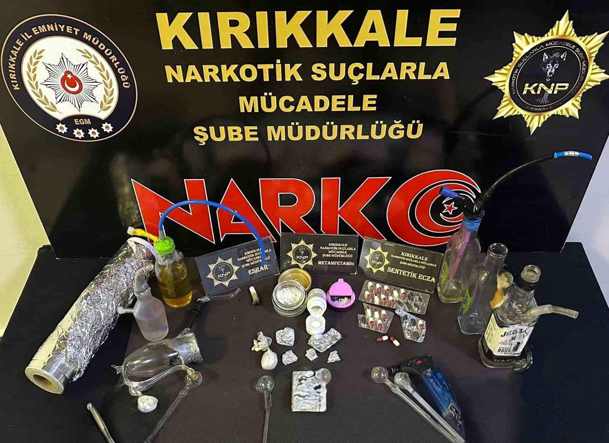 Kırıkkale\'de Uyuşturucu Operasyonunda 5 Tutuklama