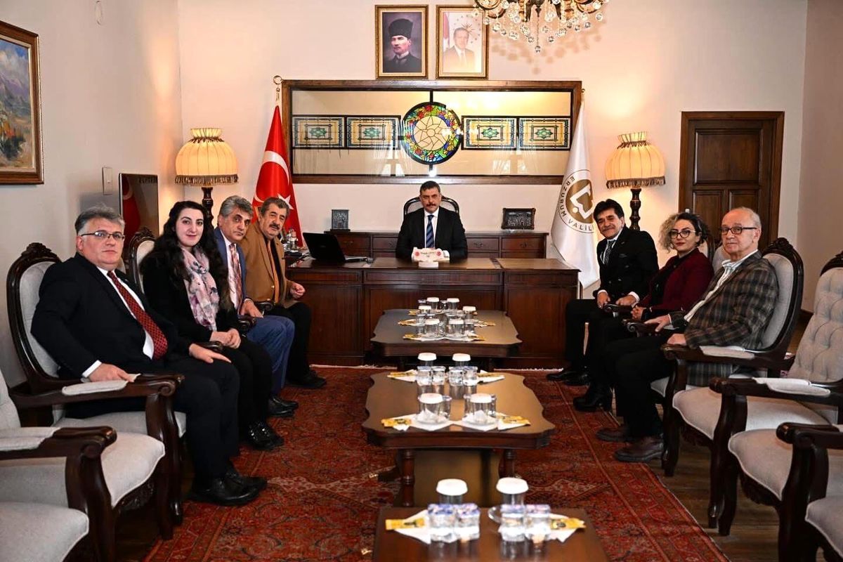 Vali Çiftçi, ERSANDER Heyetini Ağırladı