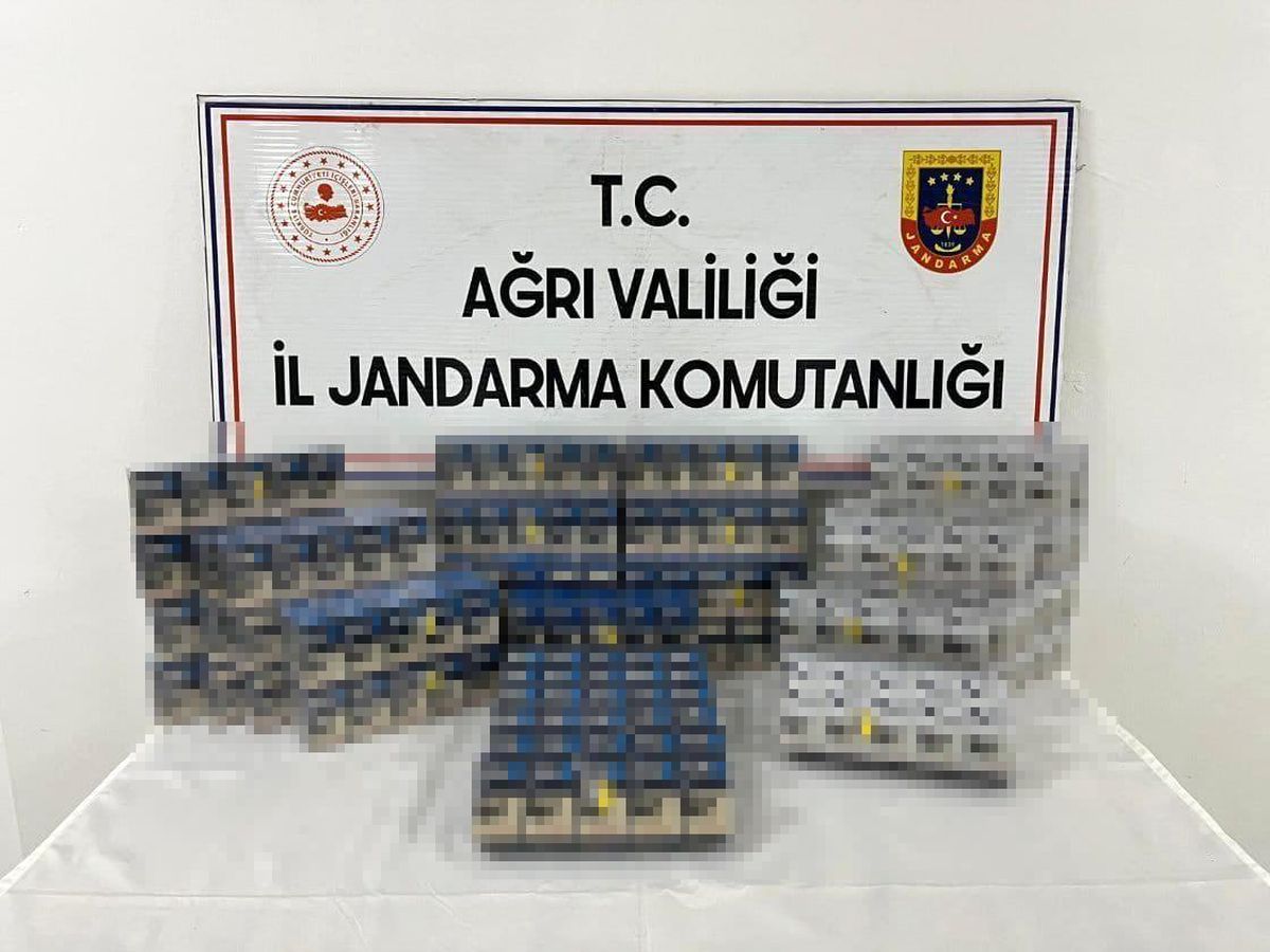 Ağrı\'da Kaçak Sigara Operasyonu