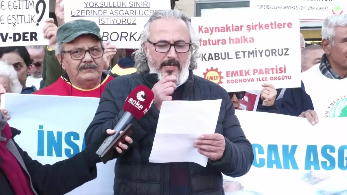 Bornova Emek ve Demokrasi Güçleri, \'İnsanca Bir Yaşam\' İçin 5 Maddelik Taleplerini Açıkladı