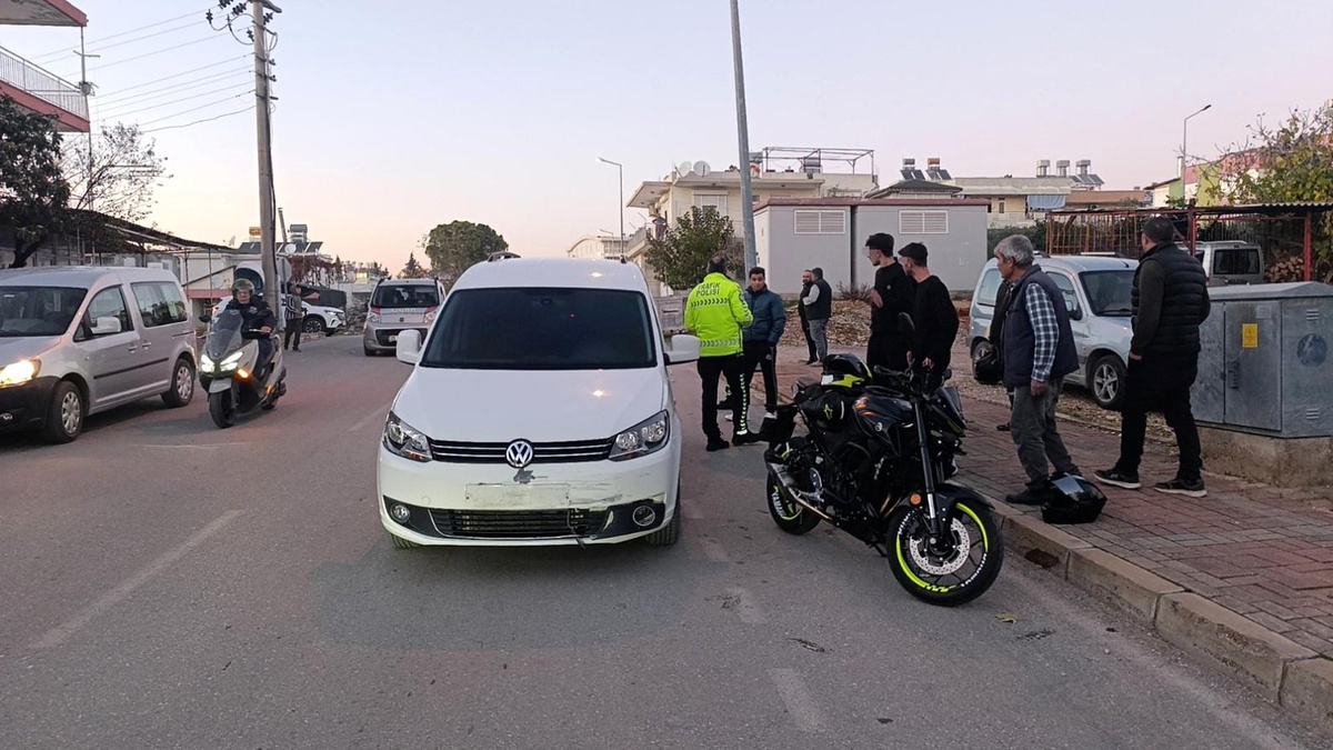 Manavgat\'ta Motosiklet Kazası