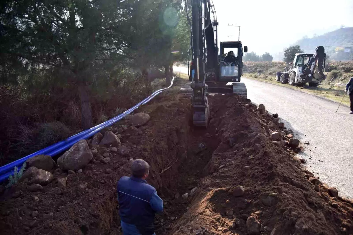 Alaşehir\'de İçme Suyu Terfi Hattı İnşaatına Başlandı