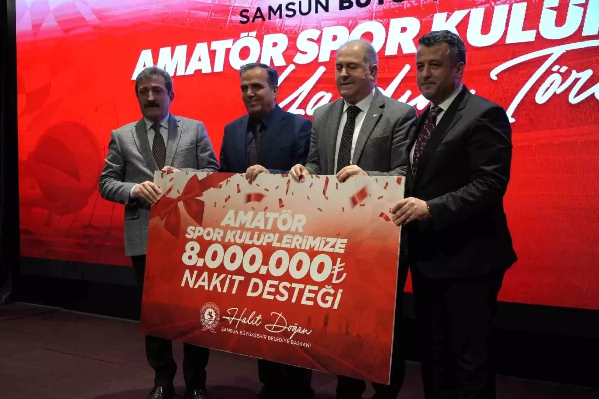 Samsun\'da amatör spora 8 milyon TL\'lik destek