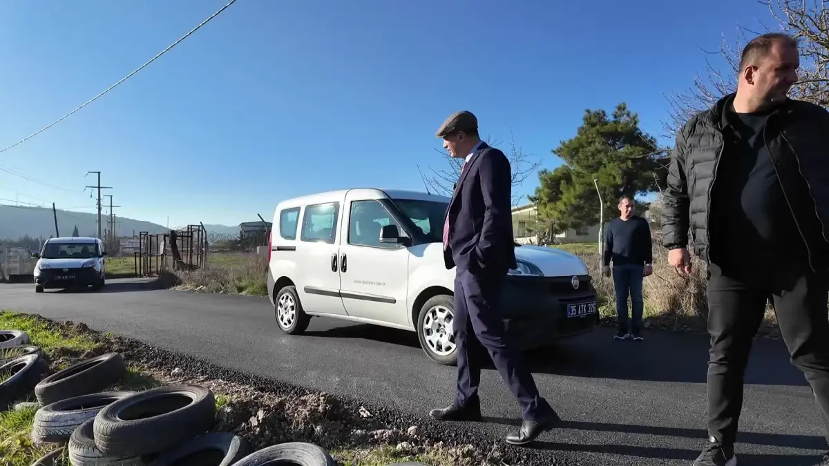 Bornova Belediyesi Yol Çalışmalarına Hız Verdi