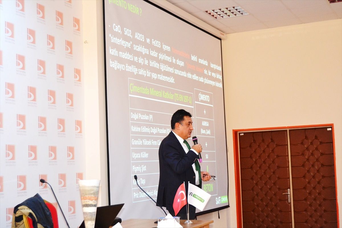 Çimento Üretimi Semineri BŞEÜ\'de Gerçekleşti