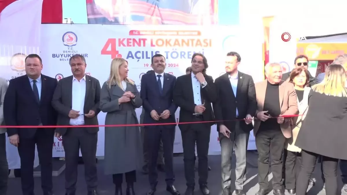 Denizli Büyükşehir Belediyesi 4. Kent Lokantası\'nı Hizmete Açtı